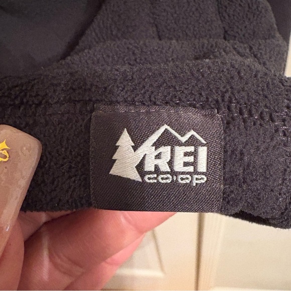 REI Co-op Black Fleece Zip Up Jacket size Medium - Picture 5 of 10